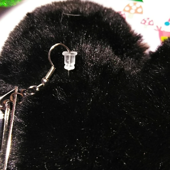 🌞NEW SILVER PLATED GEOMETRIC TIERED💎SHAPE EARRIN - Picture 4 of 5